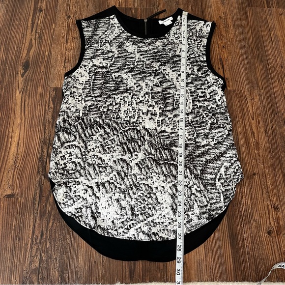 Helmut Lang Resid Print Satin Top Size Medium - Picture 3 of 11